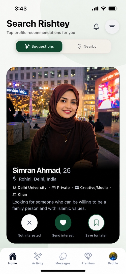Barkat App - Profile